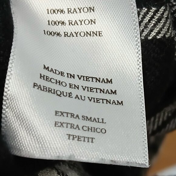 Rails Hunter Button Down Plaid Soft Classic Shirt Black Sky Ivory Size XS - Picture 7 of 8